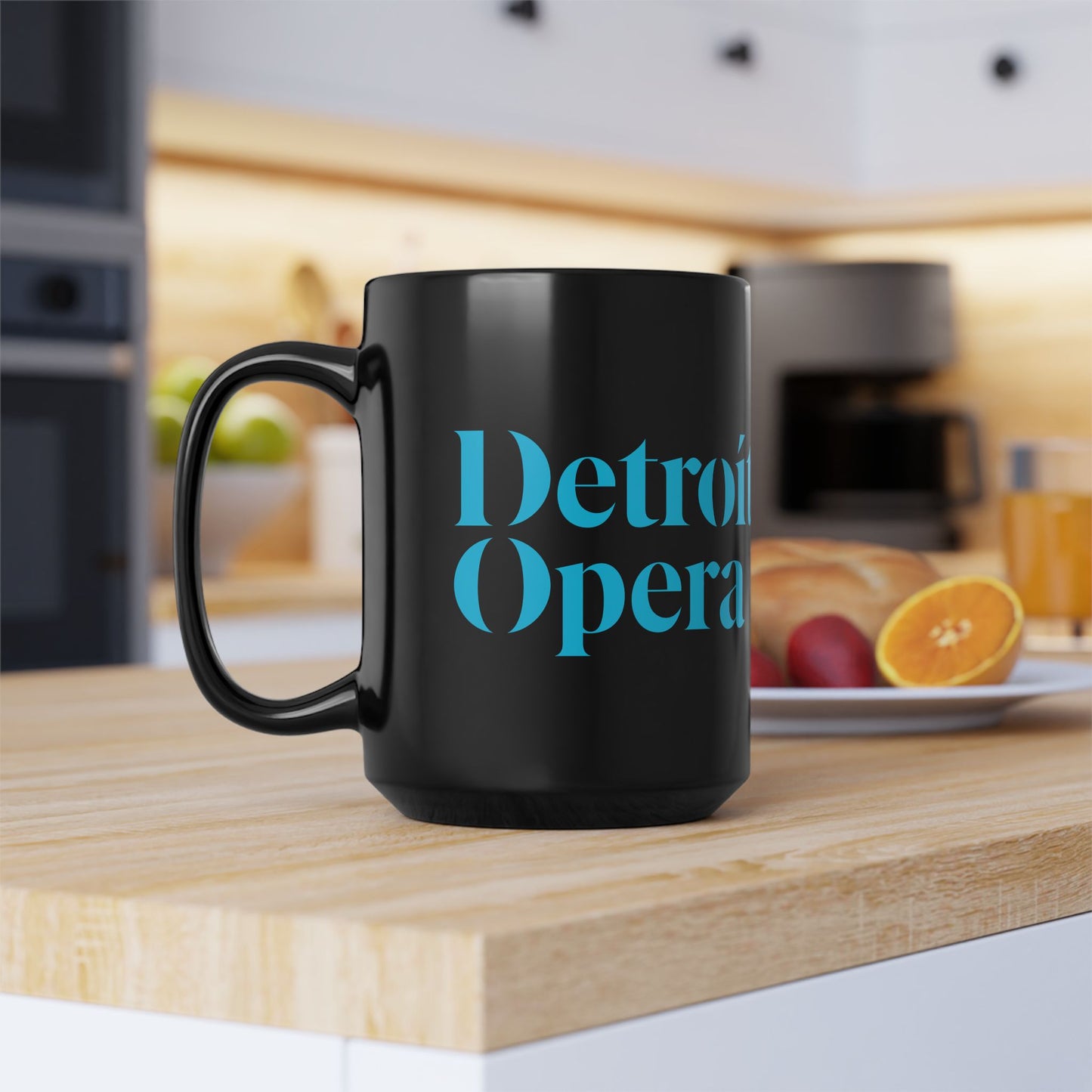 Detroit Vibes Black Coffee Mug - 15oz