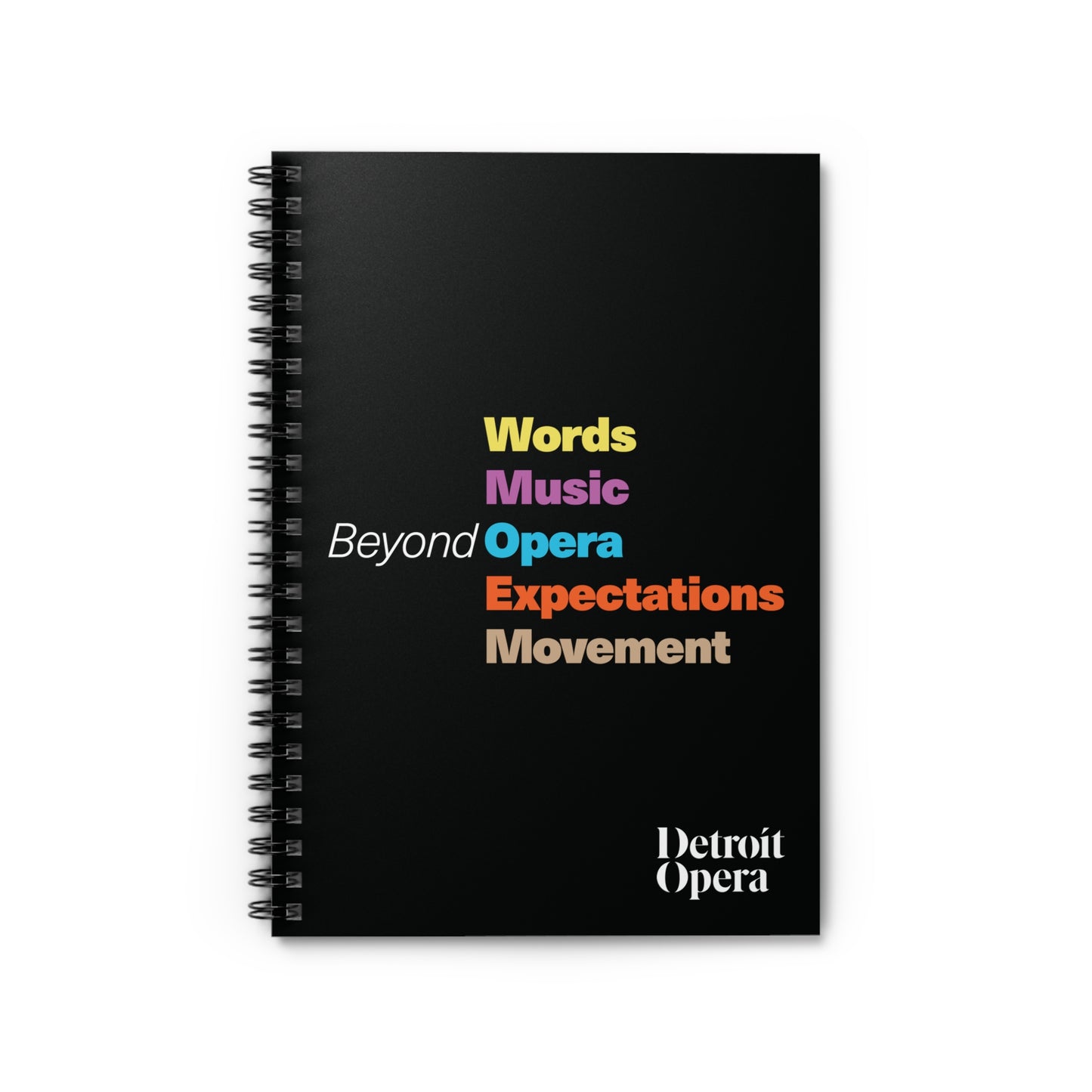 Detroit Opera Beyond Spiral Notebook