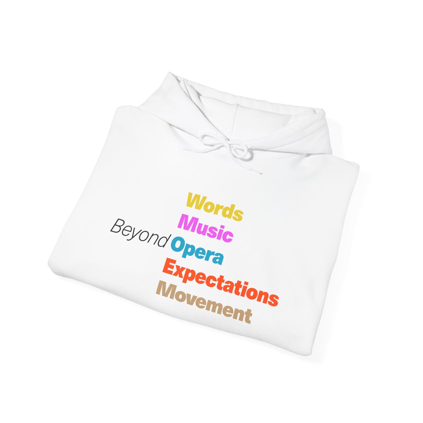 Unisex Heavy Blend™ Hooded Sweatshirt - Beyond Words, Music & Opera Design