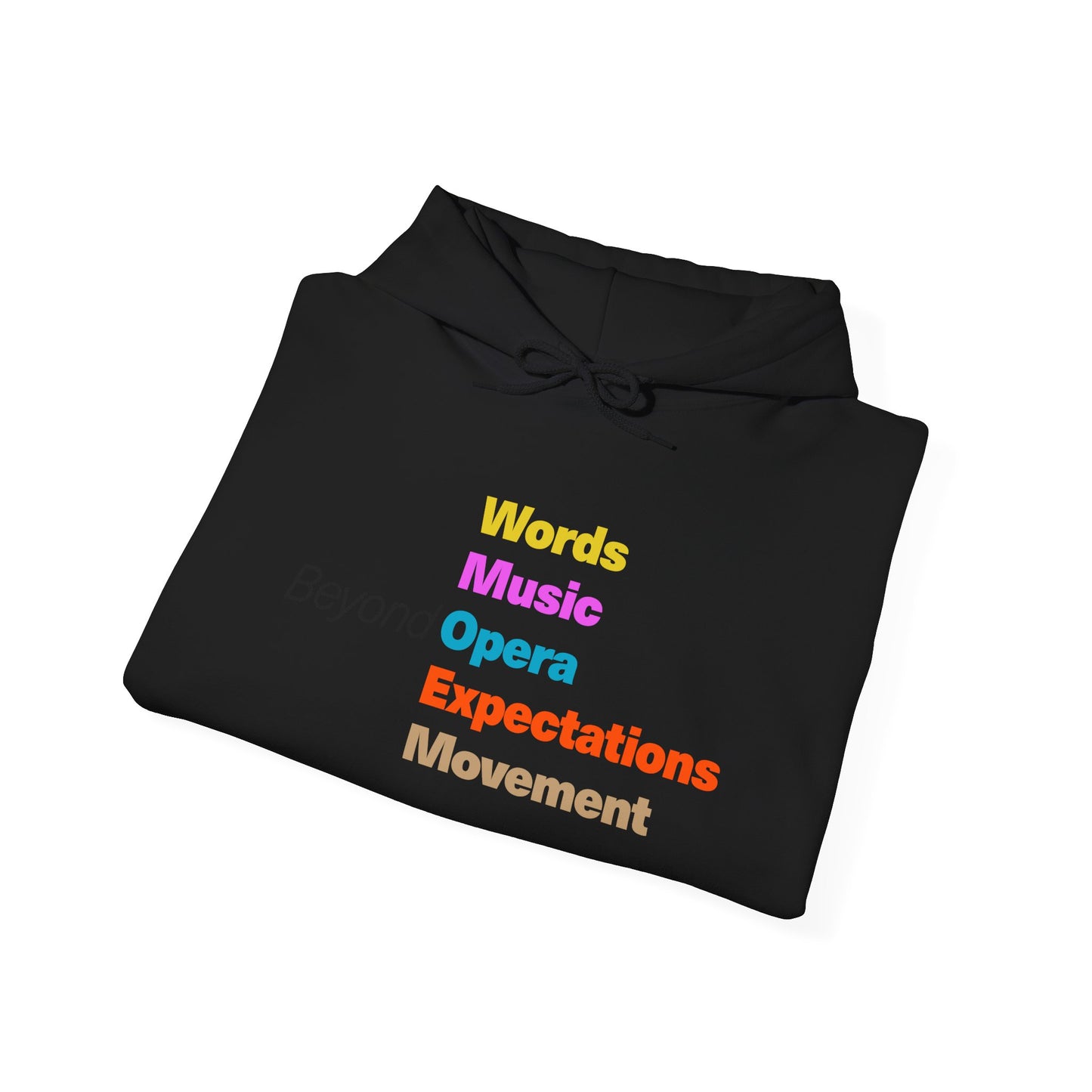 Unisex Heavy Blend™ Hooded Sweatshirt - Beyond Words, Music & Opera Design
