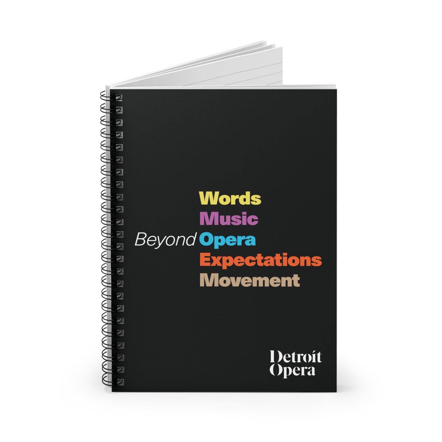 Detroit Opera Beyond Spiral Notebook