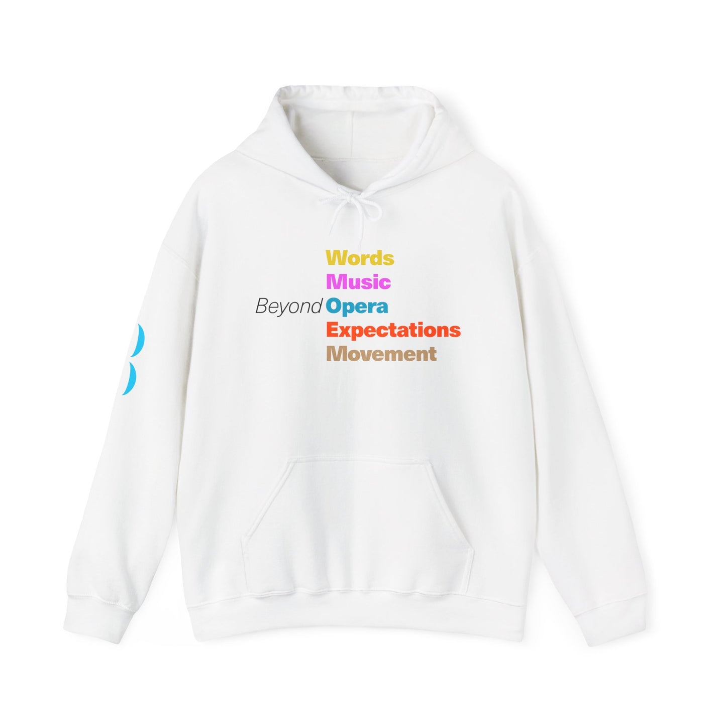 Unisex Heavy Blend™ Hooded Sweatshirt - Beyond Words, Music & Opera Design